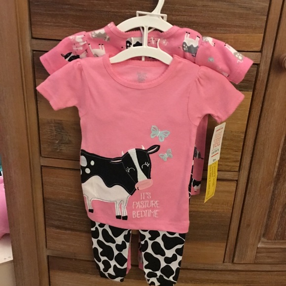 carters cow pajamas